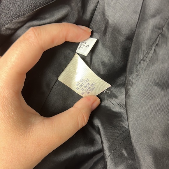 Vintage PSI Red Button Front Woven Metallic Wool Blend Jacket - Picture 8 of 8